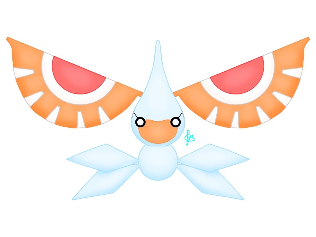 Masquerain Pokemon PNG Isolated File
