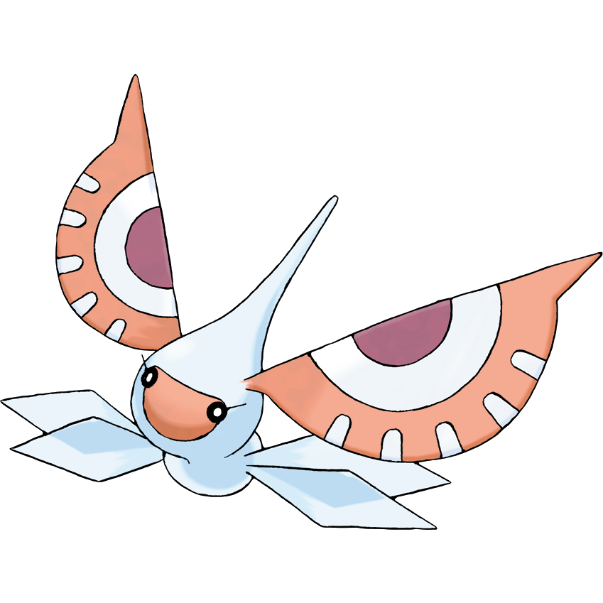 Masquerain Pokemon PNG Isolated Picture