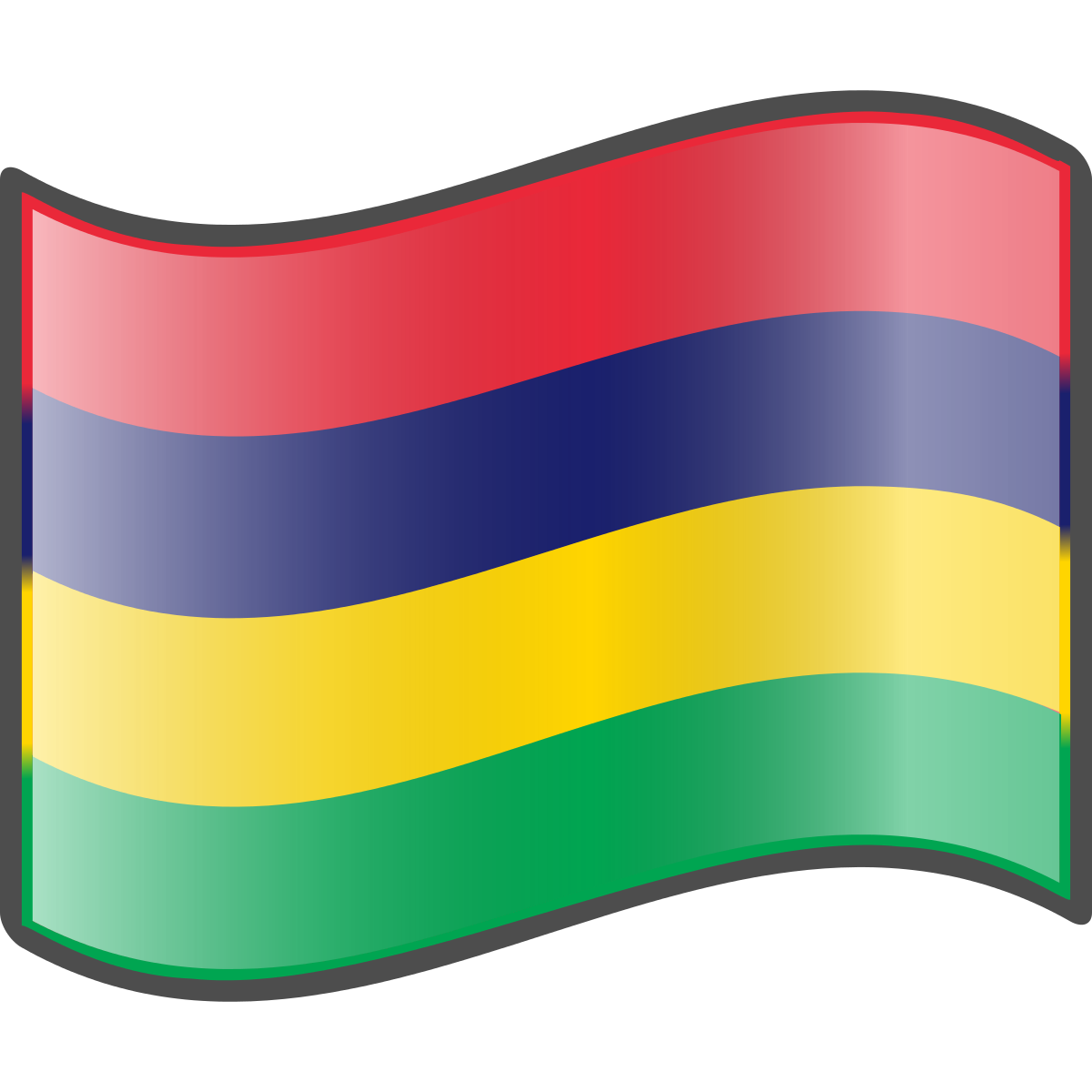 Mauritius Flag PNG HD Isolated