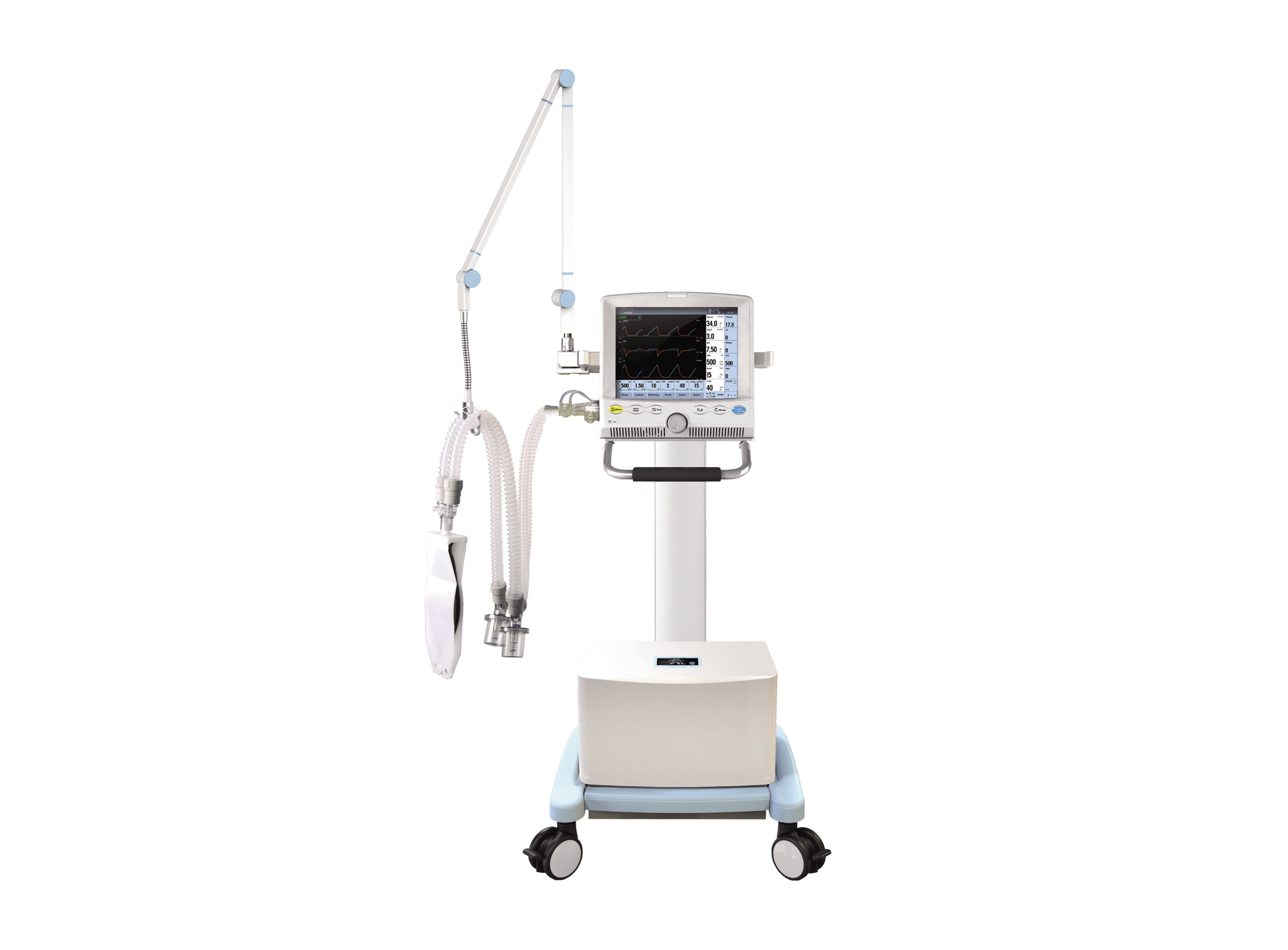 Mechanical Ventilator PNG Isolated File