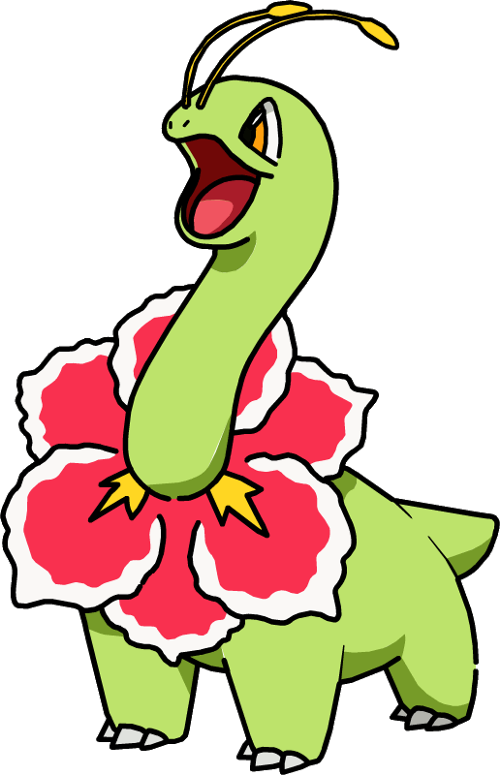 Meganium Pokemon PNG Isolated Picture