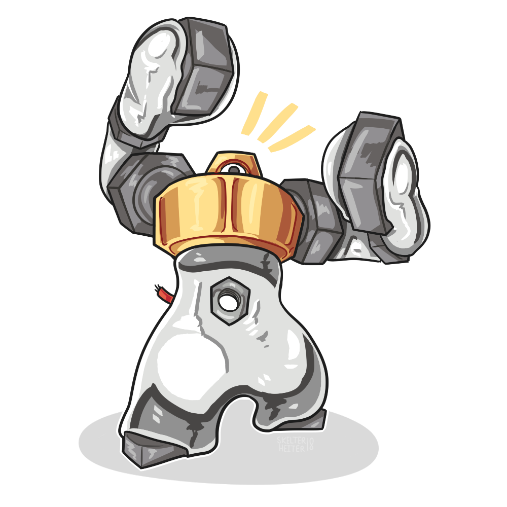 Melmetal Pokemon PNG Isolated HD