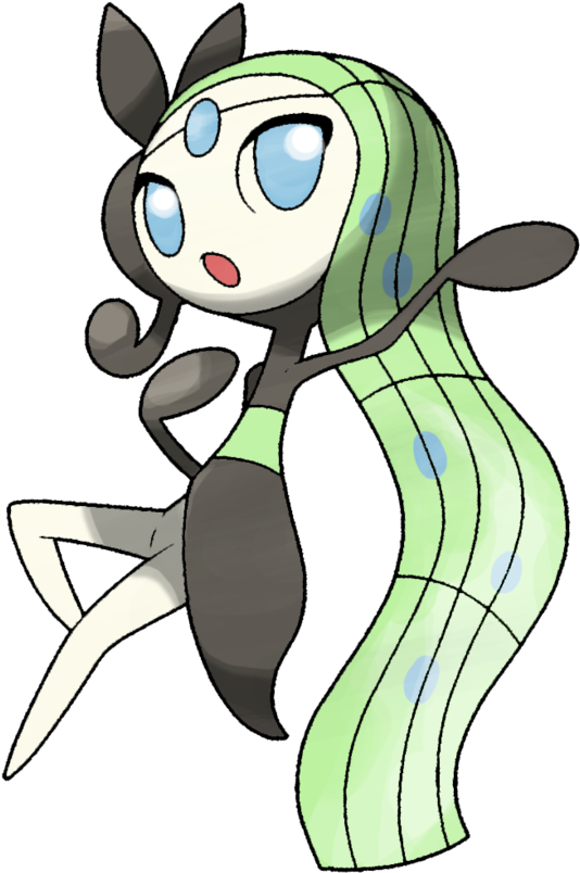 Meloetta Pokemon PNG Isolated HD Pictures
