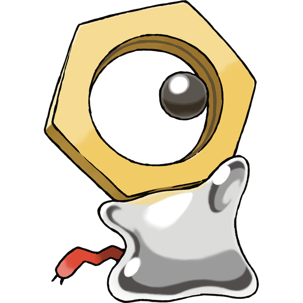 Meltan Pokemon PNG Isolated File