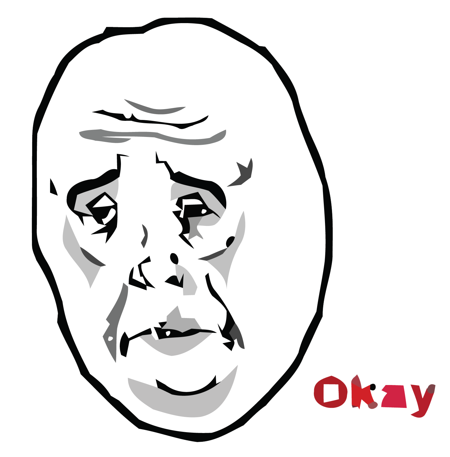 Meme Face PNG Isolated Photo