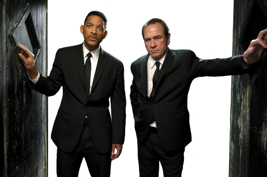 Men In Black PNG Isolated Photo