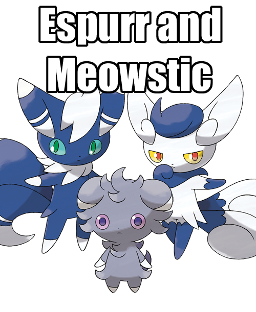 Meowstic Pokemon PNG Background Isolated Image