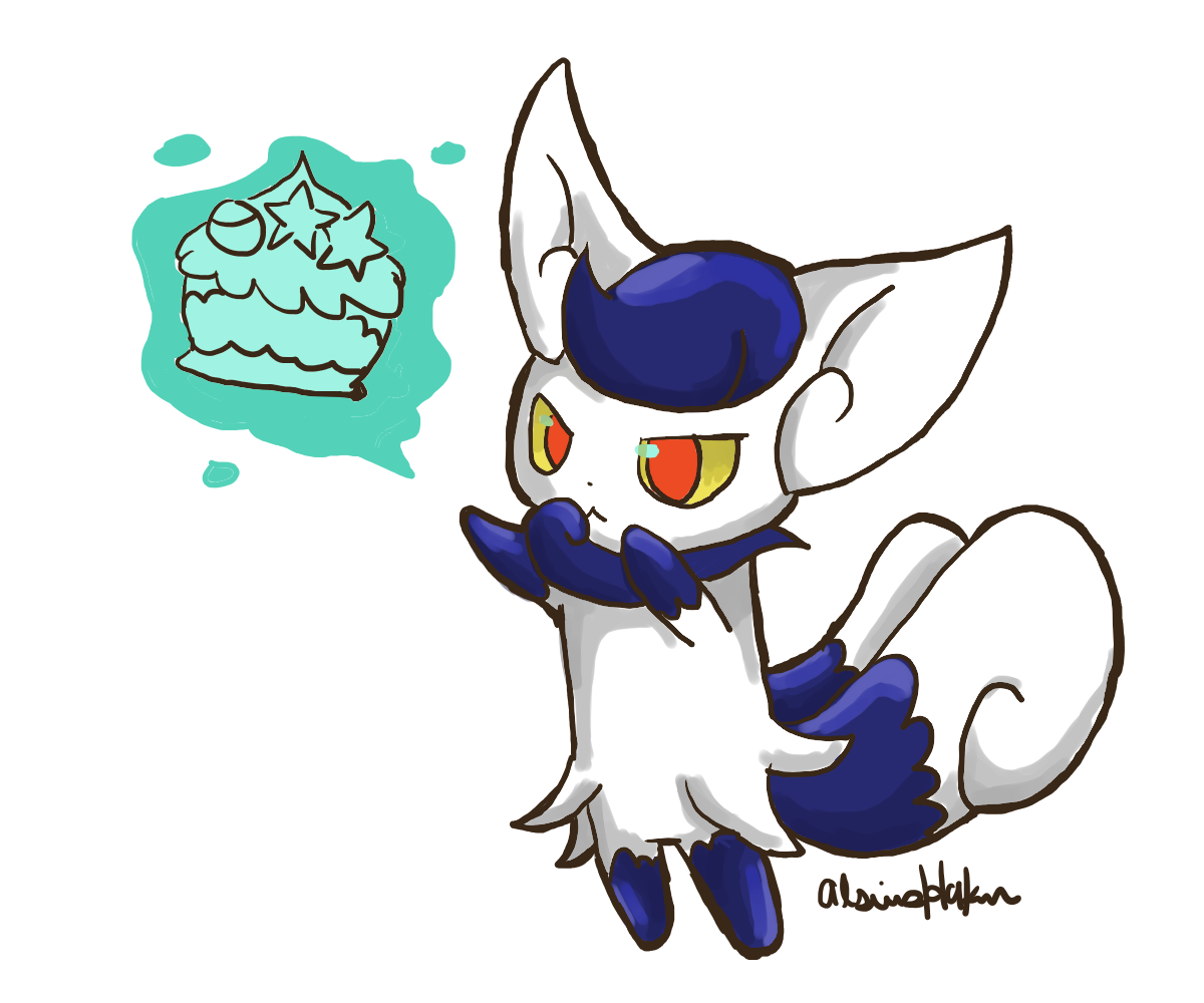 Meowstic Pokemon Transparent Isolated PNG