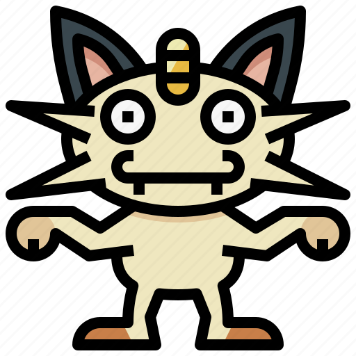 Meowth Pokemon PNG HD Isolated