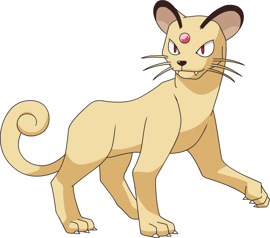 Meowth Pokemon PNG Isolated Clipart