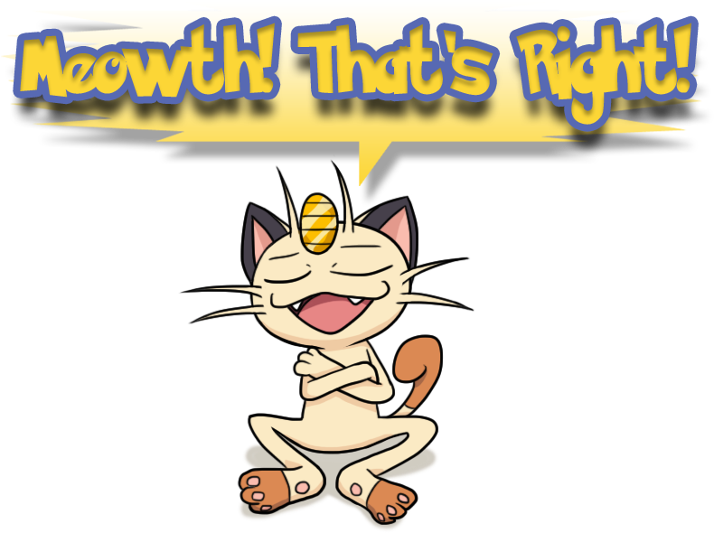 Meowth Pokemon PNG Transparent