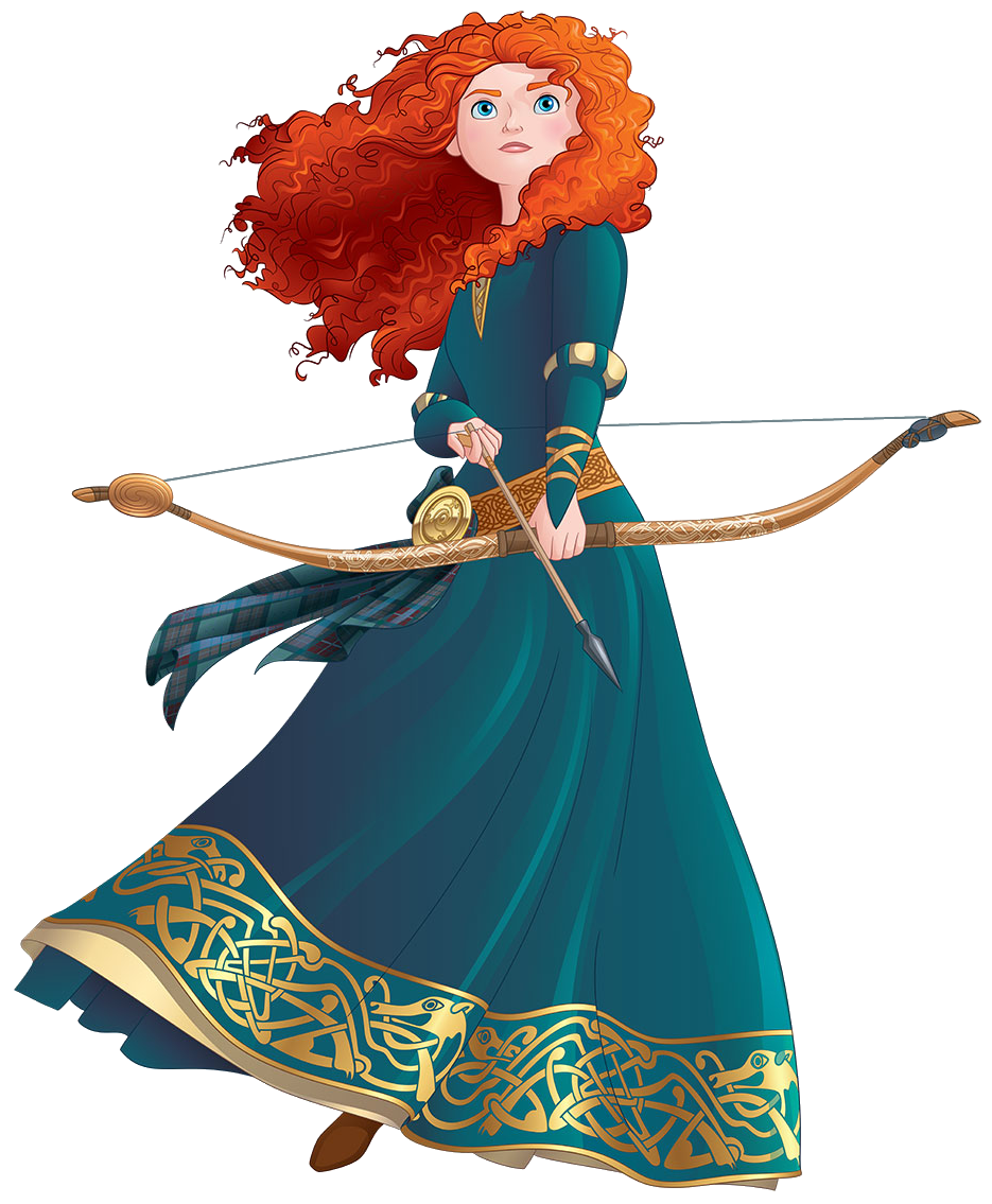 Merida Brave PNG Isolated Pic