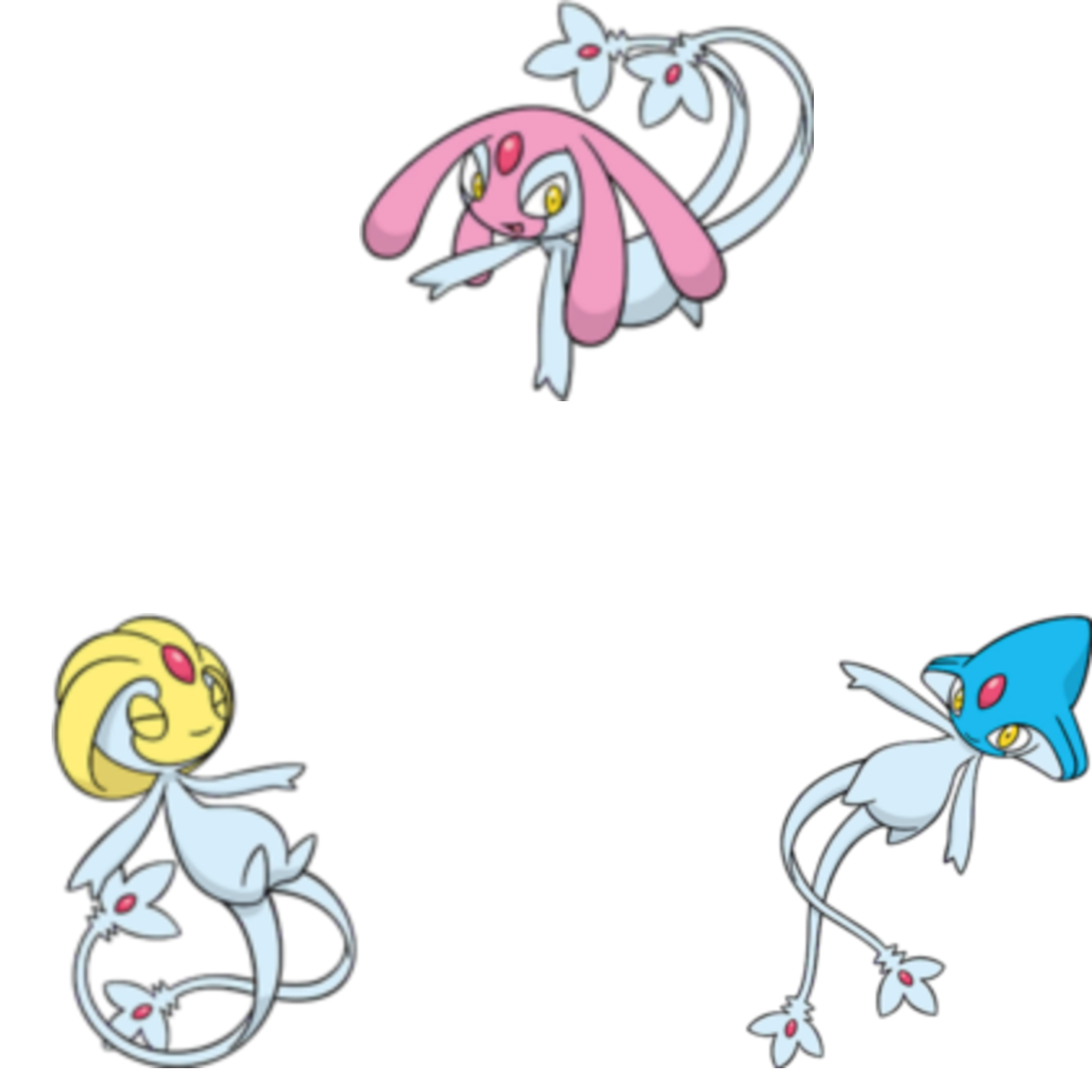 Mesprit Pokemon PNG Isolated Clipart