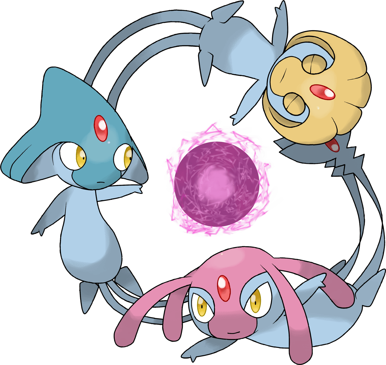 Mesprit Pokemon PNG Isolated Photo