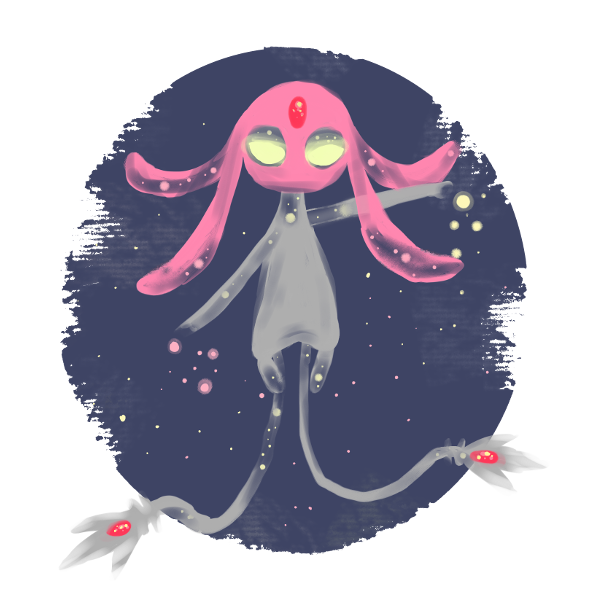 Mesprit Pokemon PNG Isolated Picture