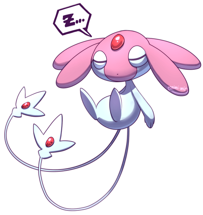 Mesprit Pokemon PNG Isolated Transparent