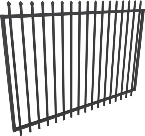 Metal Fence PNG HD Isolated