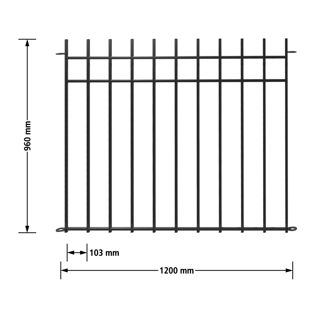 Metal Fence PNG Photo