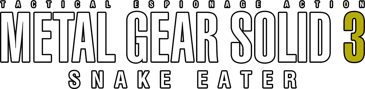 Metal Gear Solid 3 Snake Eater Logo PNG