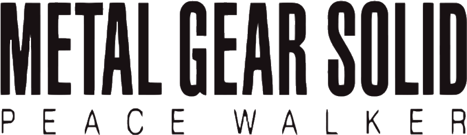 Metal Gear Solid Logo PNG Background Image