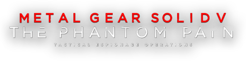 Metal Gear Solid V The Phantom Pain Logo PNG HD