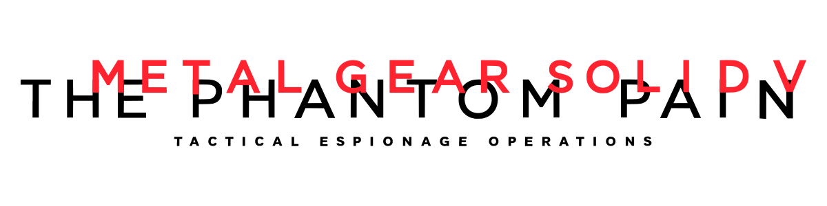 Metal Gear Solid V The Phantom Pain Logo PNG Pic
