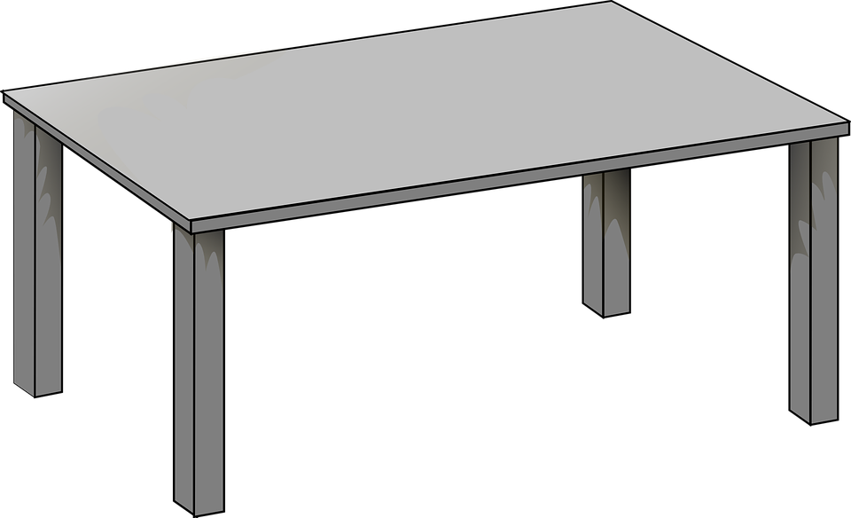 Metal Table PNG HD