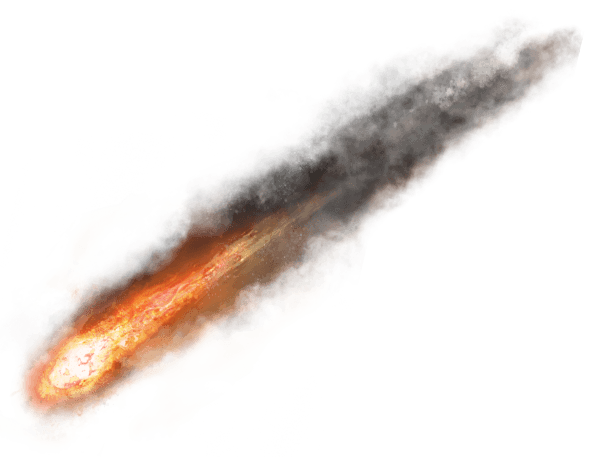 Meteorite PNG Isolated Pic