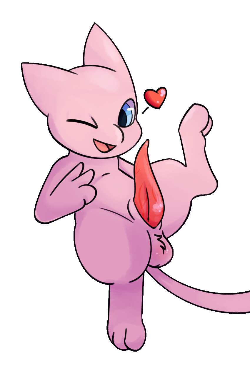 Mew Pokemon PNG Isolated Clipart