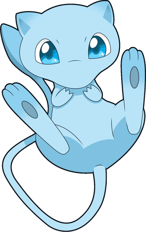 CUTE Mew, Pokemon Mew art transparent background PNG clipart