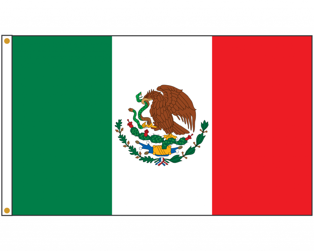 Mexico Flag PNG Transparent
