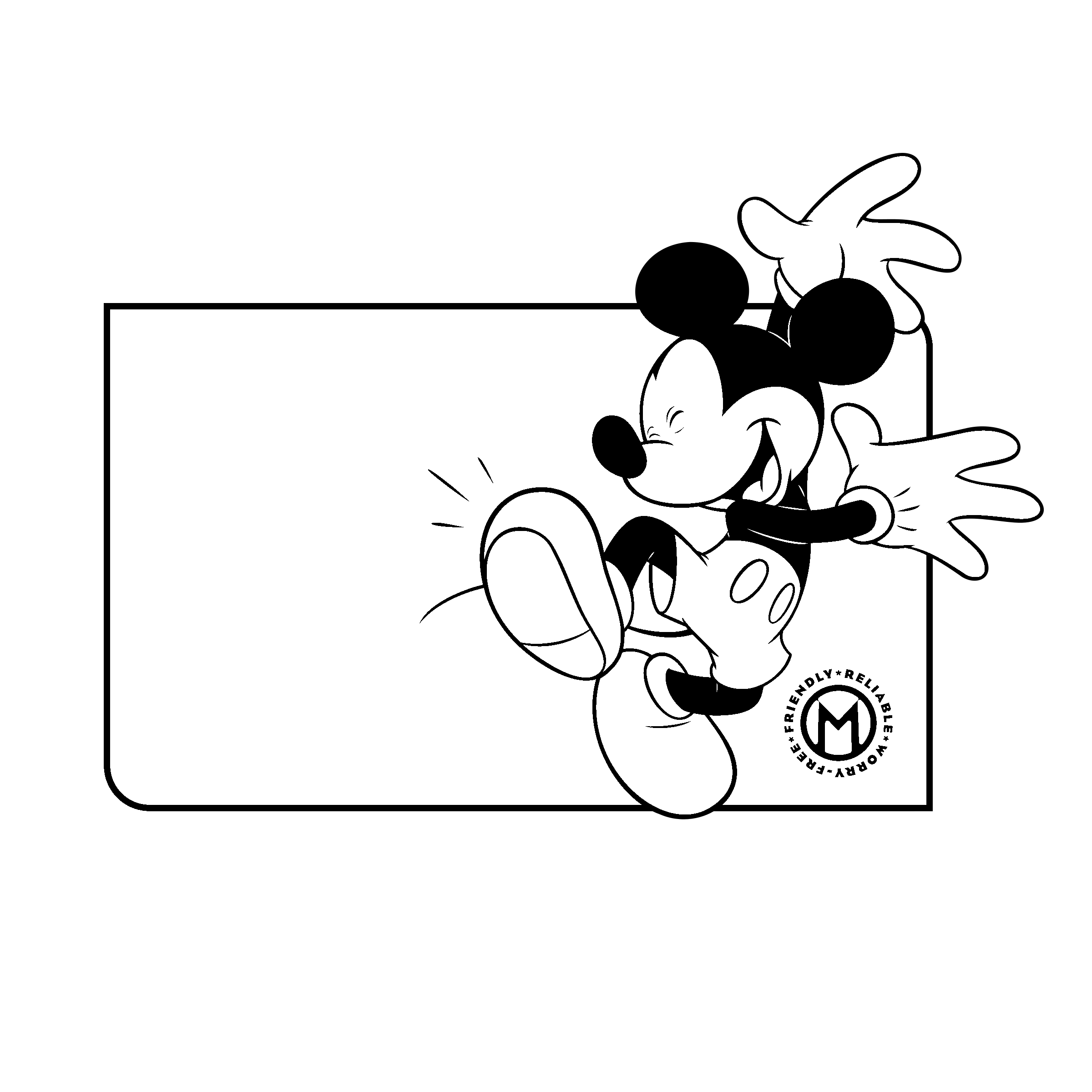 Mickey Mouse Frame PNG Photos