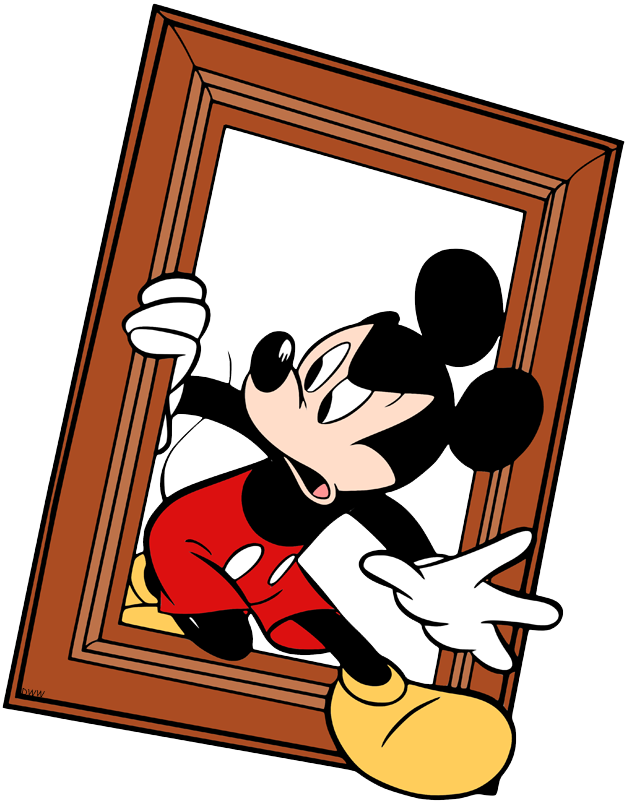 Mickey Mouse Frame PNG Transparent