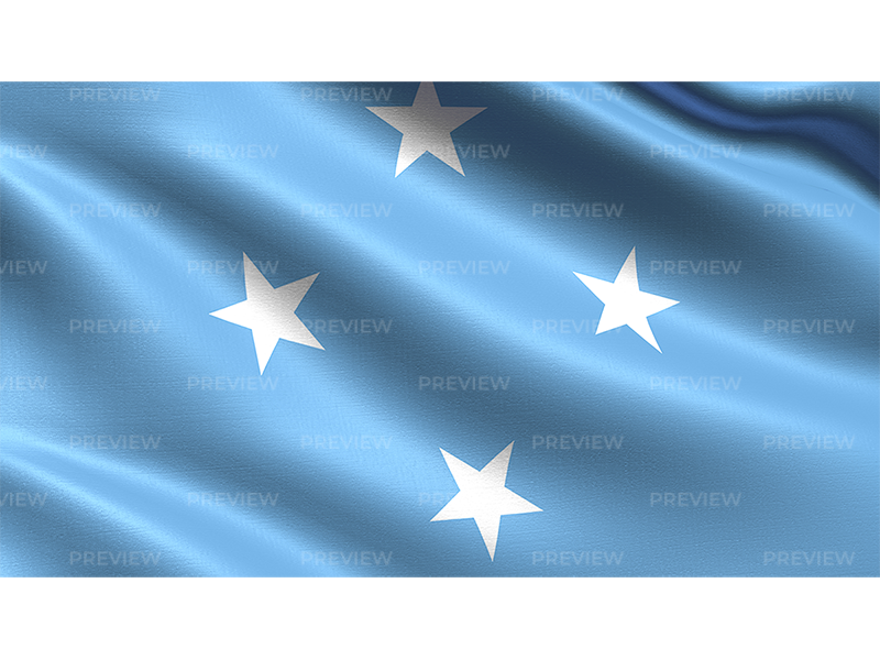 Micronesia Flag PNG Isolated HD