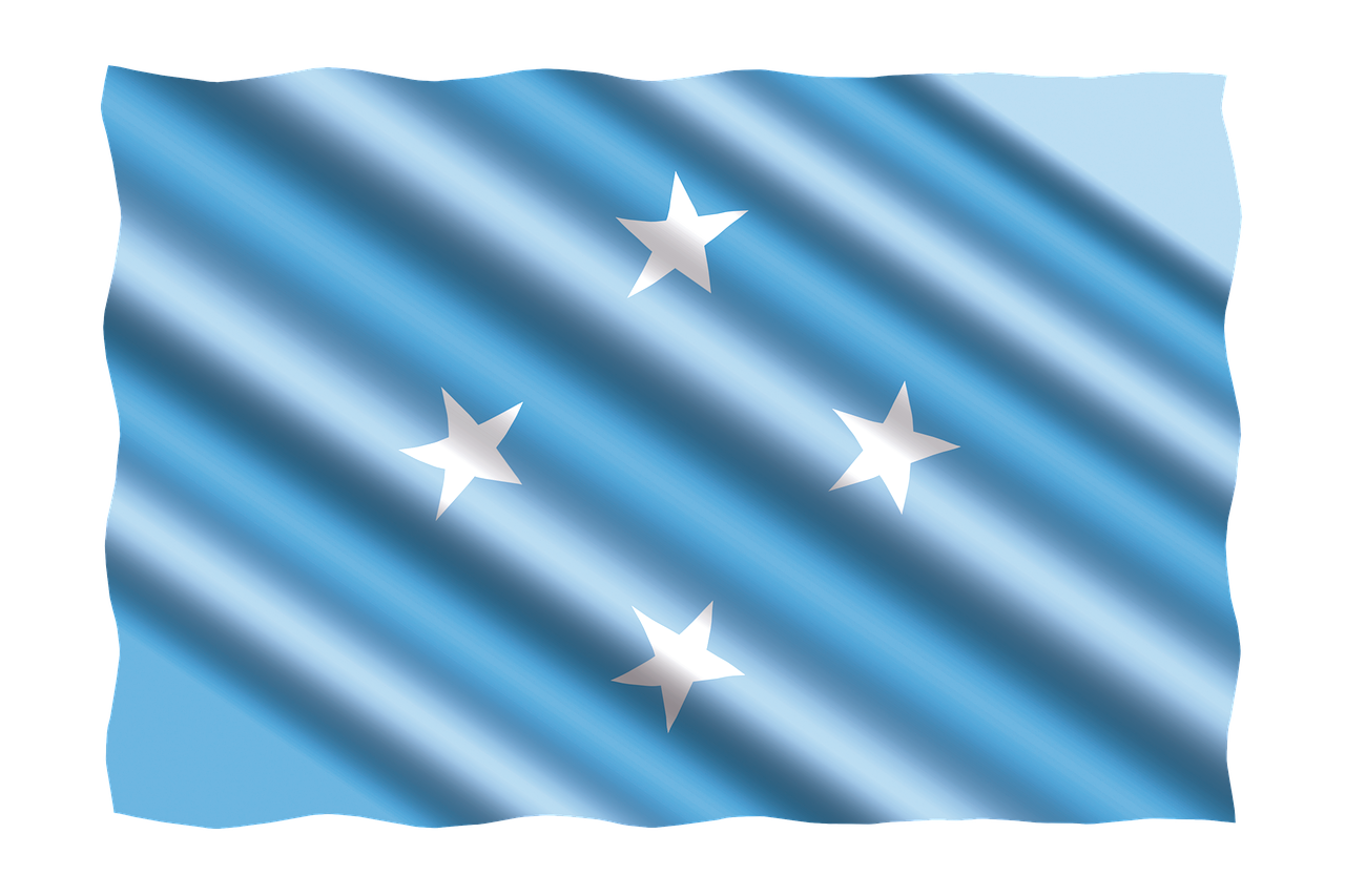 Micronesia Flag PNG Photo
