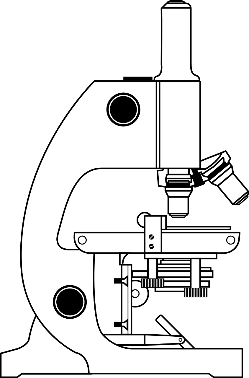 Microscope PNG Isolated Photo
