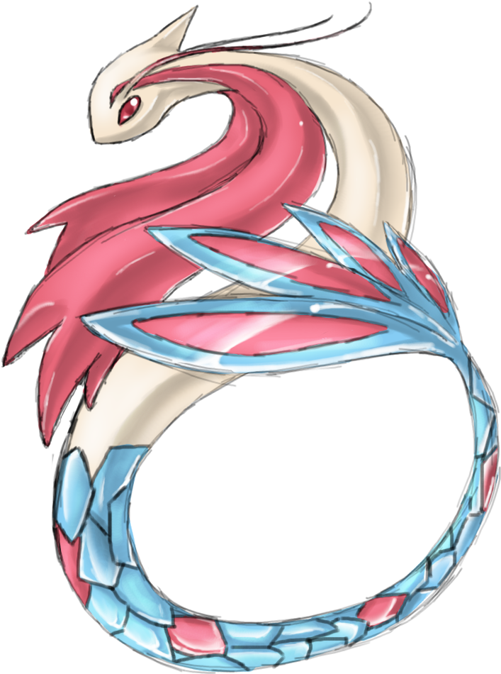 Milotic Pokemon Download PNG Isolated Image