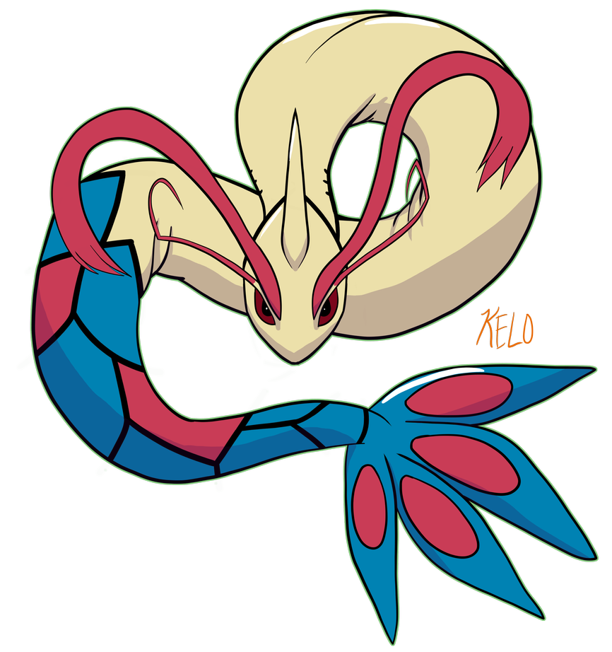 Milotic Pokemon PNG Isolated HD