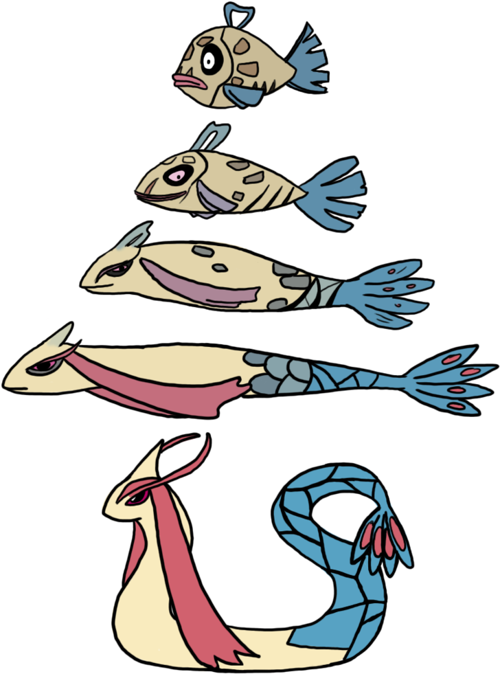 Milotic Pokemon Transparent Isolated PNG