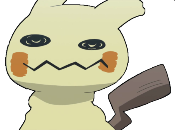 Mimikyu Pokemon Background Isolated PNG