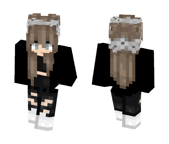 Minecraft Girl Skin PNG Isolated HD