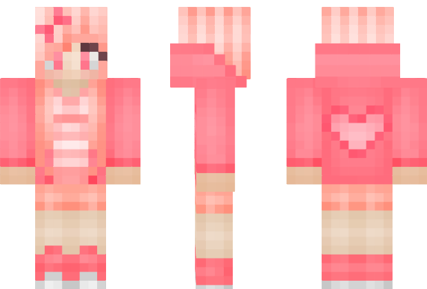 Minecraft Girl Skin PNG Pic