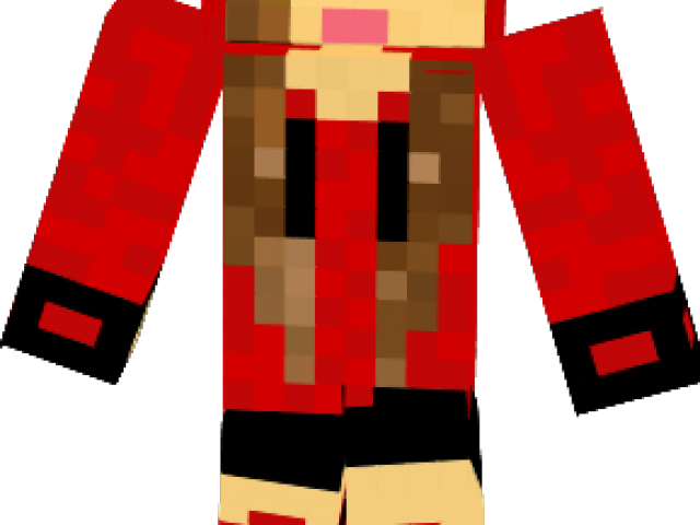 Minecraft Girl Skin PNG Transparent