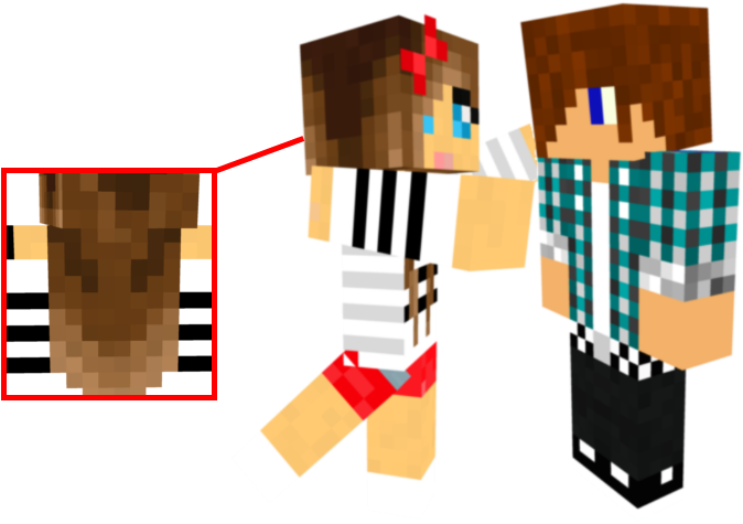 Minecraft Girl Skins PNG HD