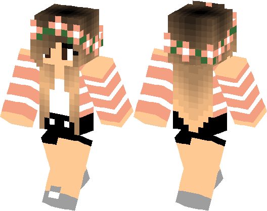 Minecraft Skin Girl PNG Pic