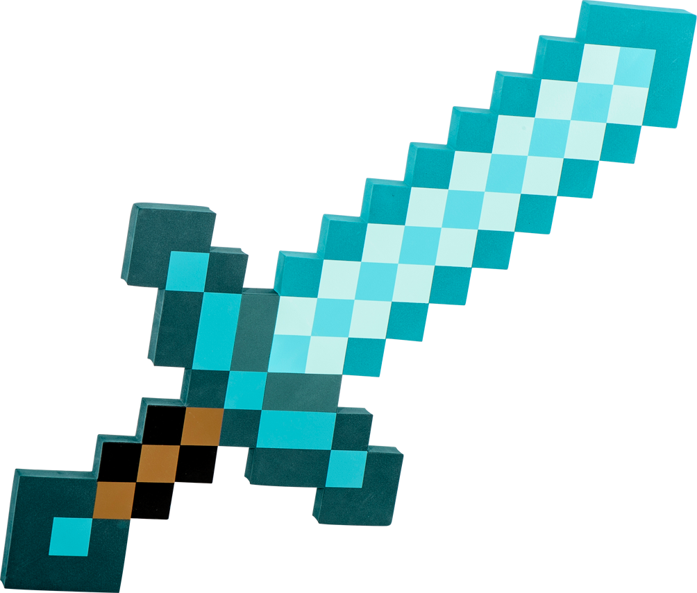 Minecraft Sword PNG Isolated Photo