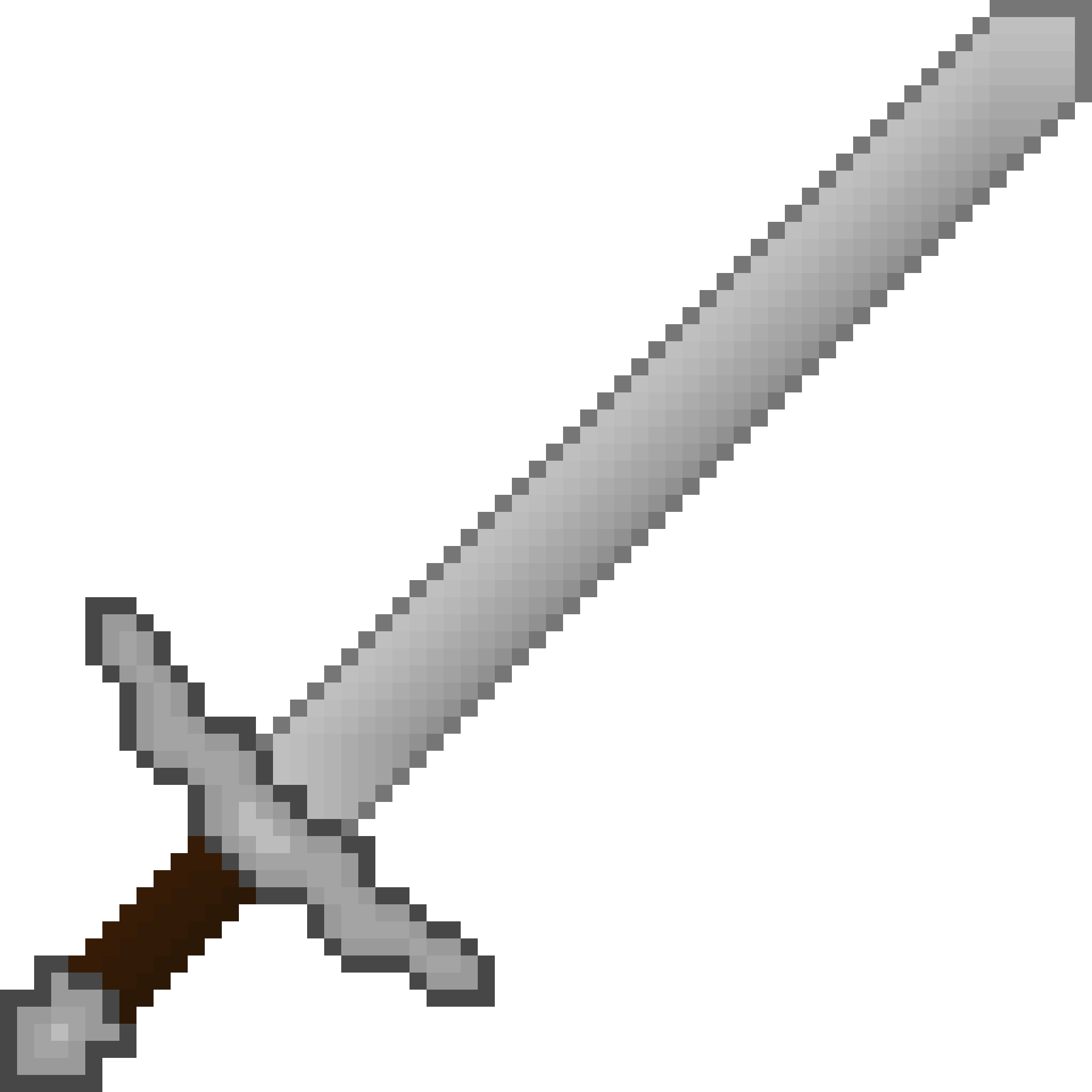 Minecraft Sword Transparent PNG