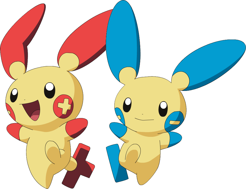 Minun Pokemon PNG Isolated Picture