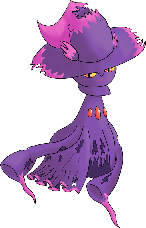 Mismagius Pokemon PNG Isolated Clipart