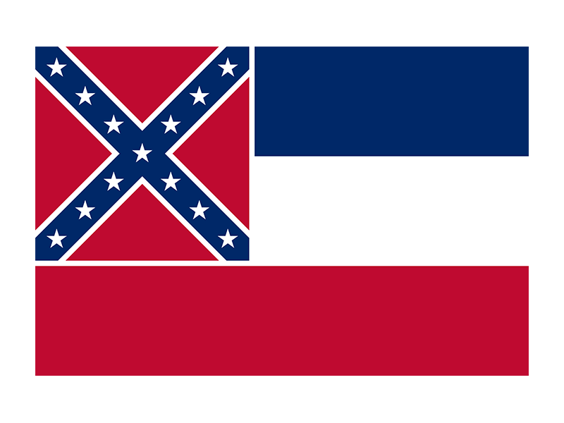 Mississippi Flag PNG Pic